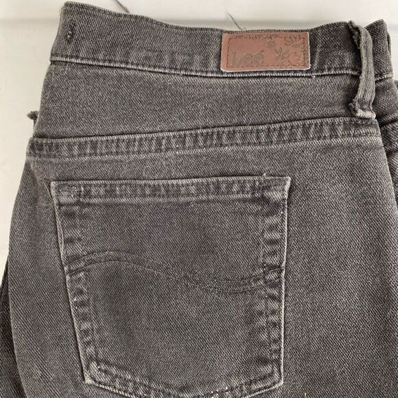 Y2K Lee Black Relaxed Boot Cut Jeans - Picture 4 of 4